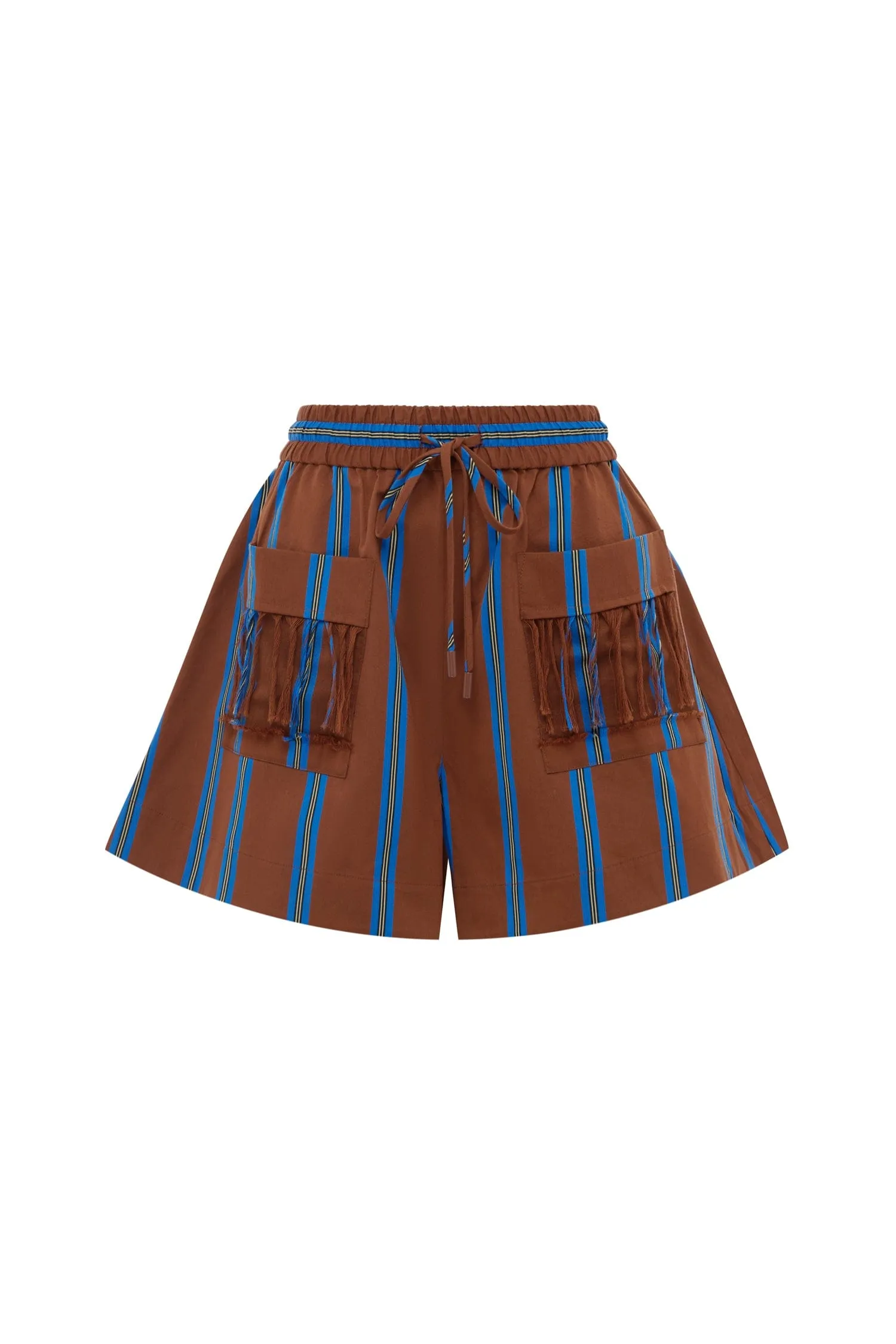 NOURA FRINGE SHORT sold by Alemais