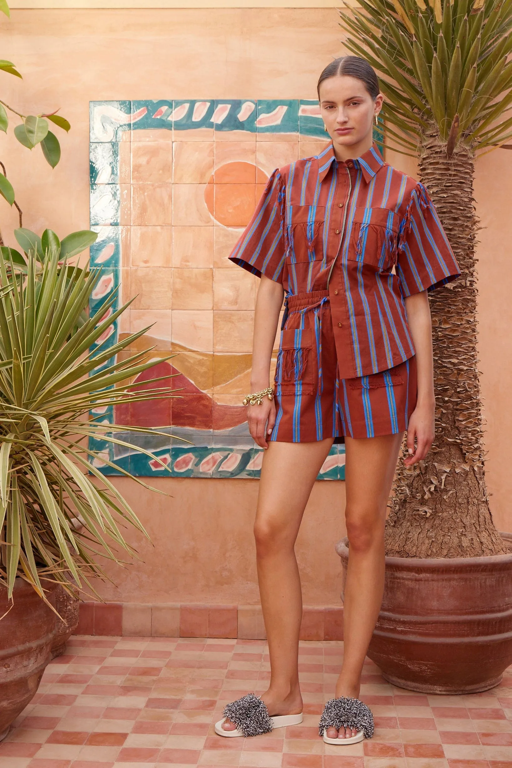 NOURA FRINGE SHORT sold by Alemais product image thumbnail 2