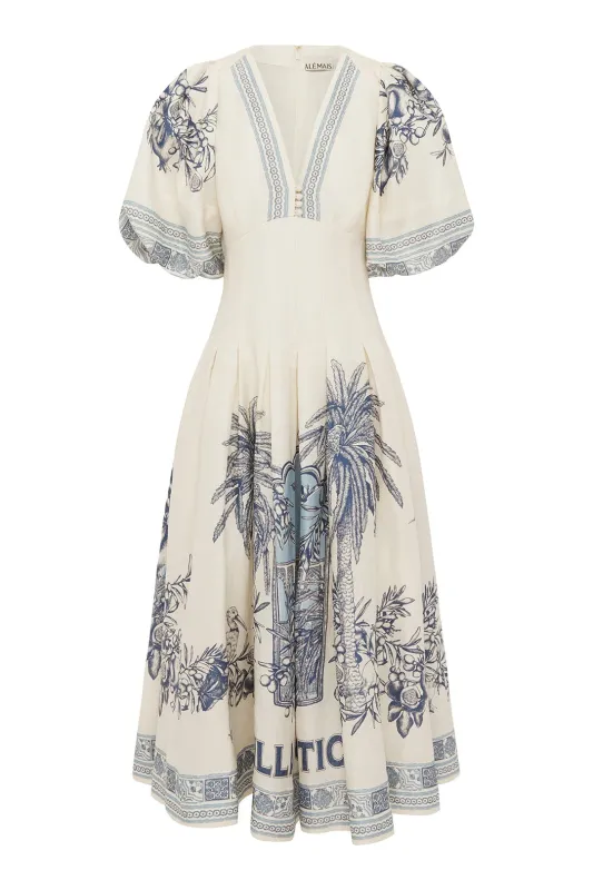 VILLA ROMANTICA CORSET MIDI DRESS made by Alemais