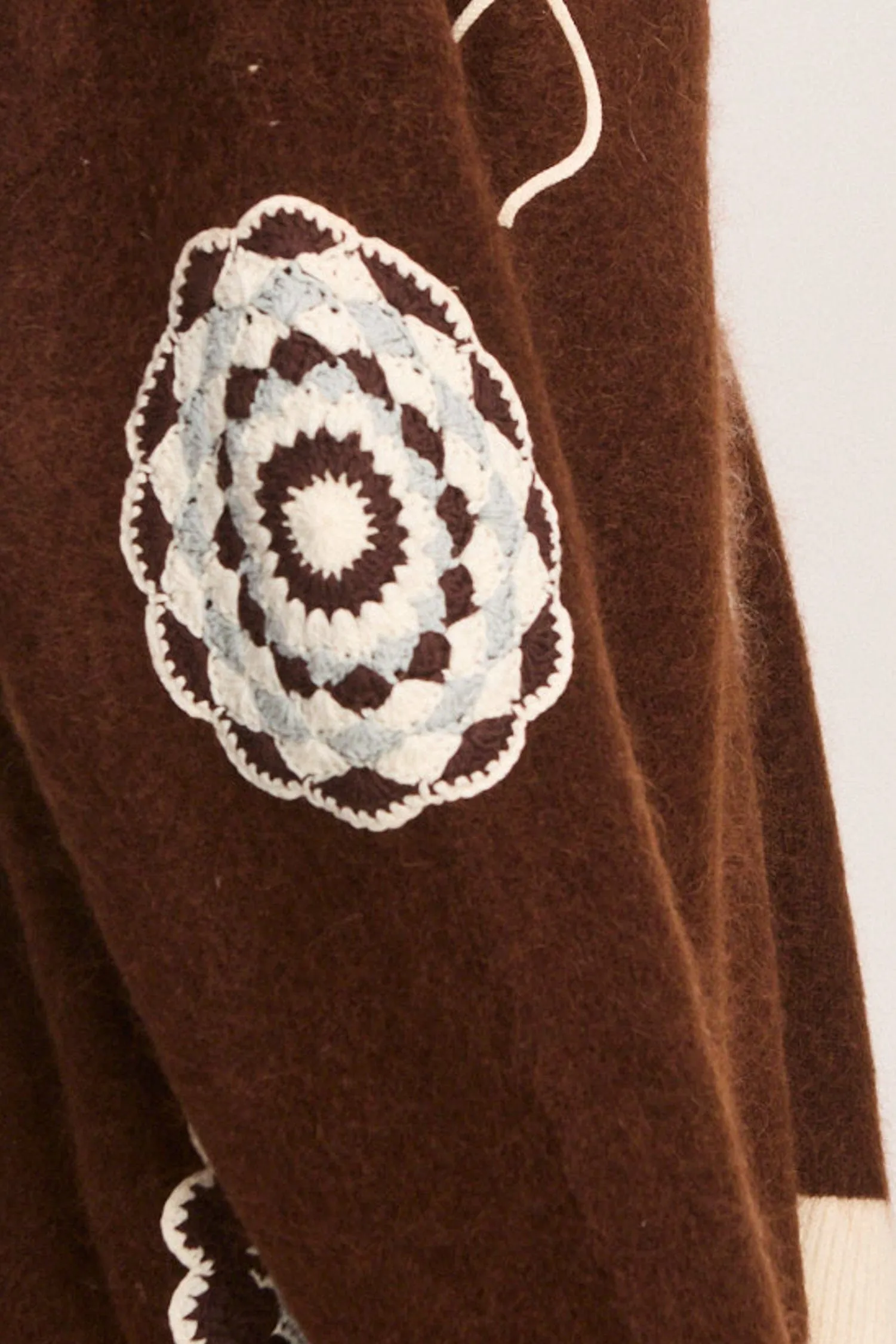 ELMA CHOC KNIT CARDIGAN EXCLUSIVE sold by Alemais product image thumbnail 5