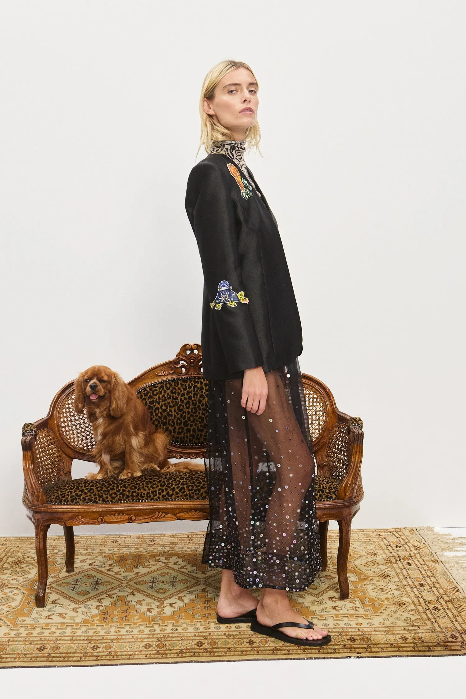 GINGER EMBELLISHED BLAZER sold by Alemais product image thumbnail 3