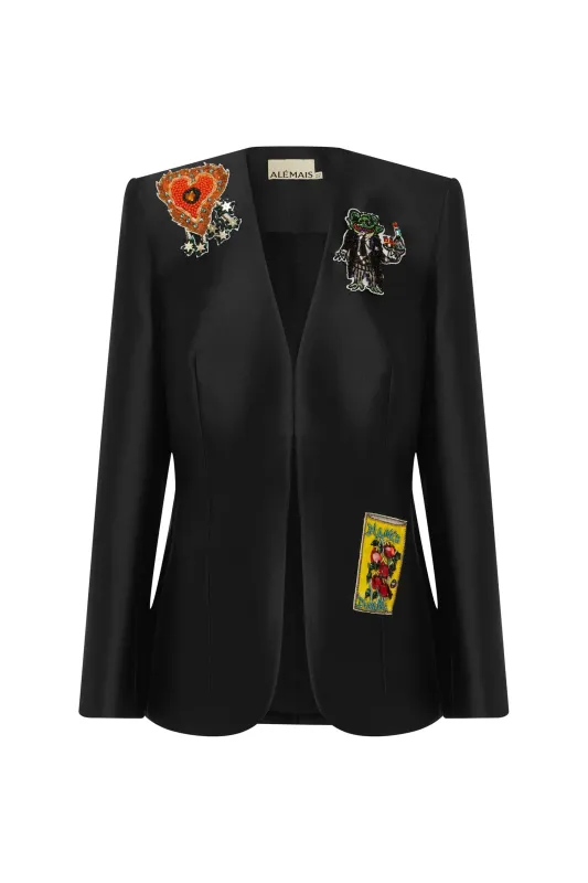 GINGER EMBELLISHED BLAZER made by Alemais