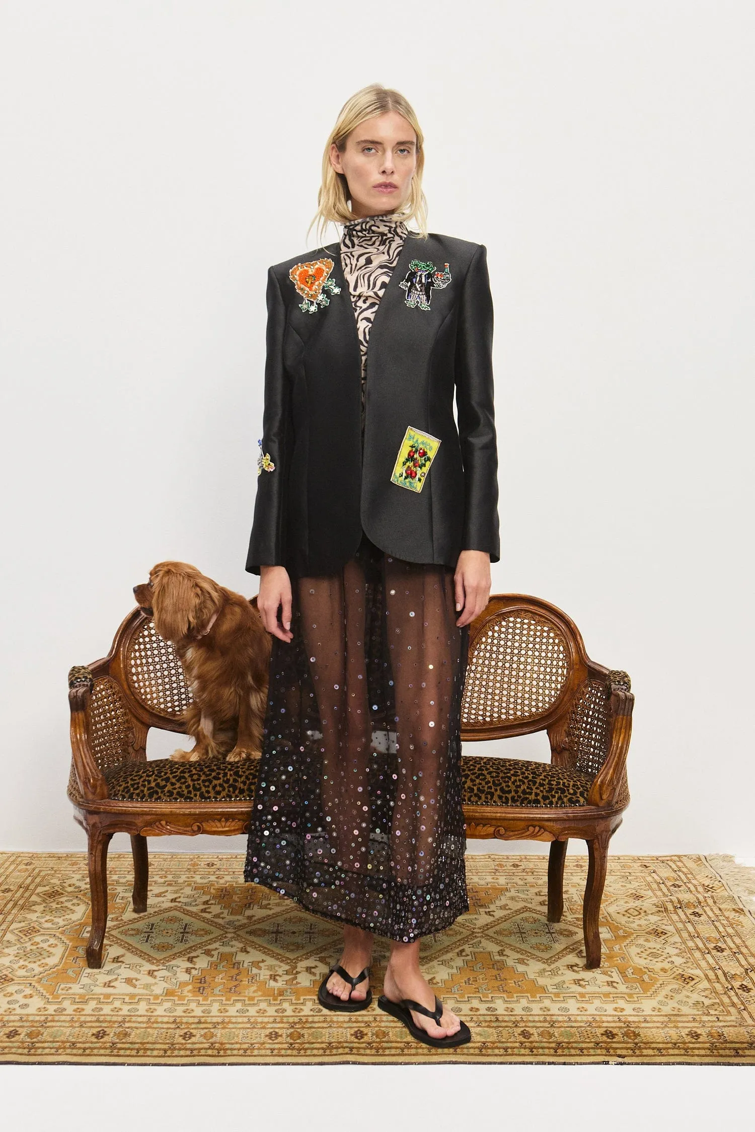 GINGER EMBELLISHED BLAZER sold by Alemais product image thumbnail 2