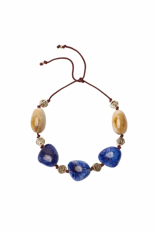 LE JARDIN RESIN BEAD NECKLACE sold by Alemais