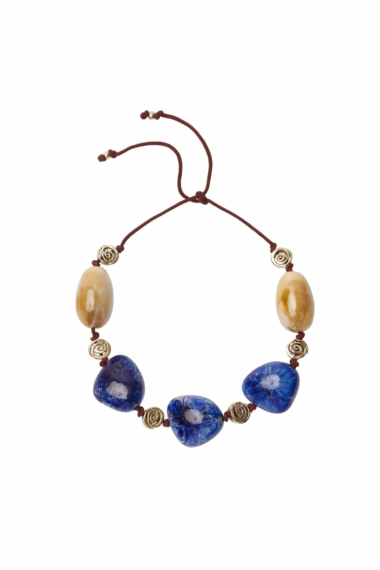 LE JARDIN RESIN BEAD NECKLACE sold by Alemais