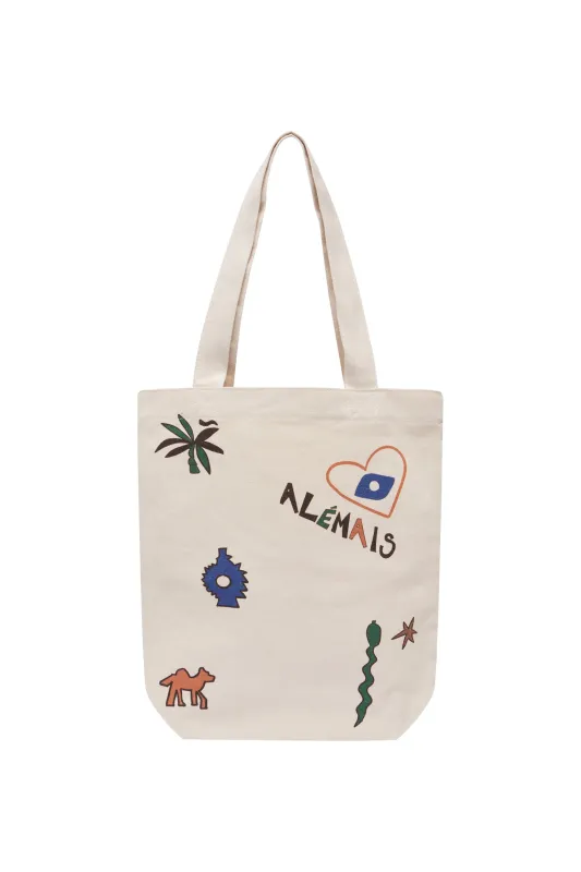 MAROC LIBRARY TOTE sold by Alemais