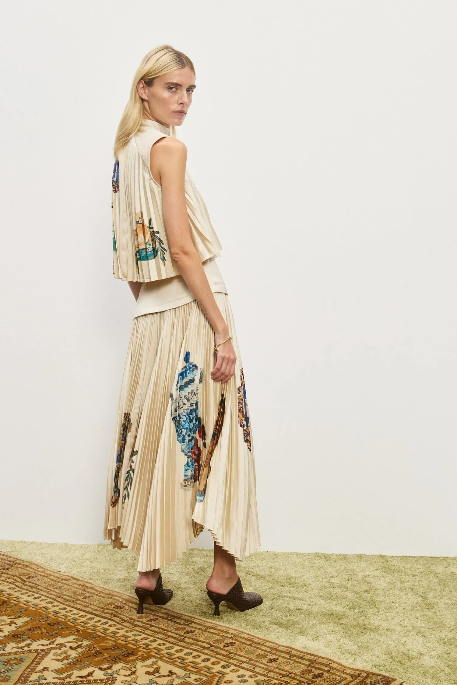 ORAZIO PLEATED TOP sold by Alemais product image thumbnail 4