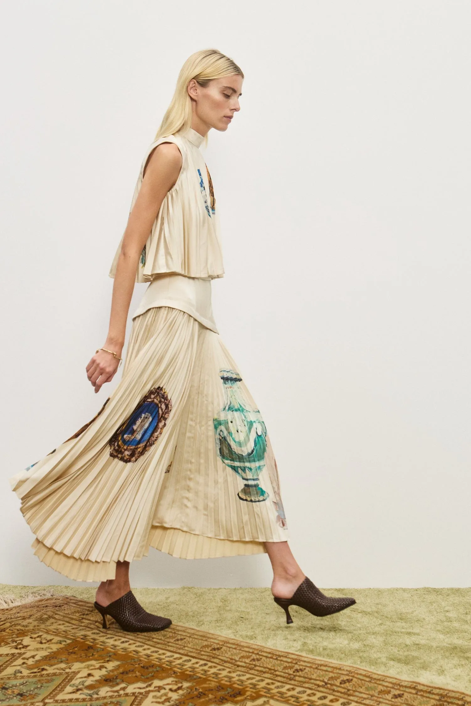 ORAZIO PLEATED TOP sold by Alemais product image thumbnail 3