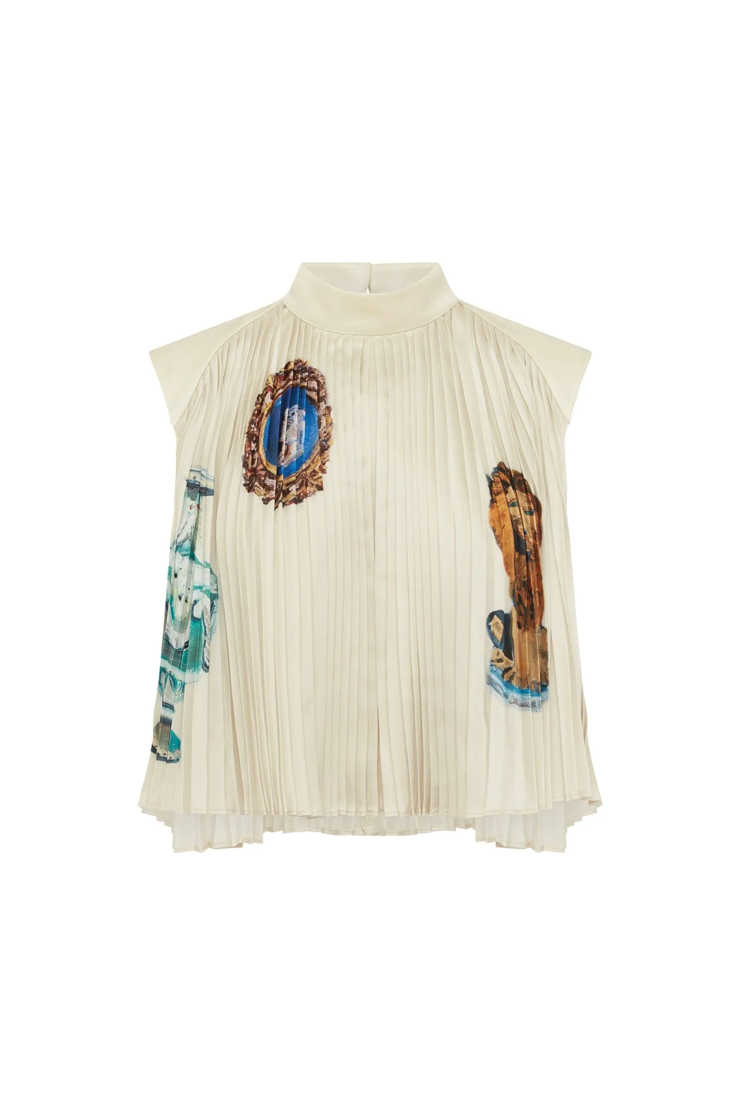 ORAZIO PLEATED TOP sold by Alemais