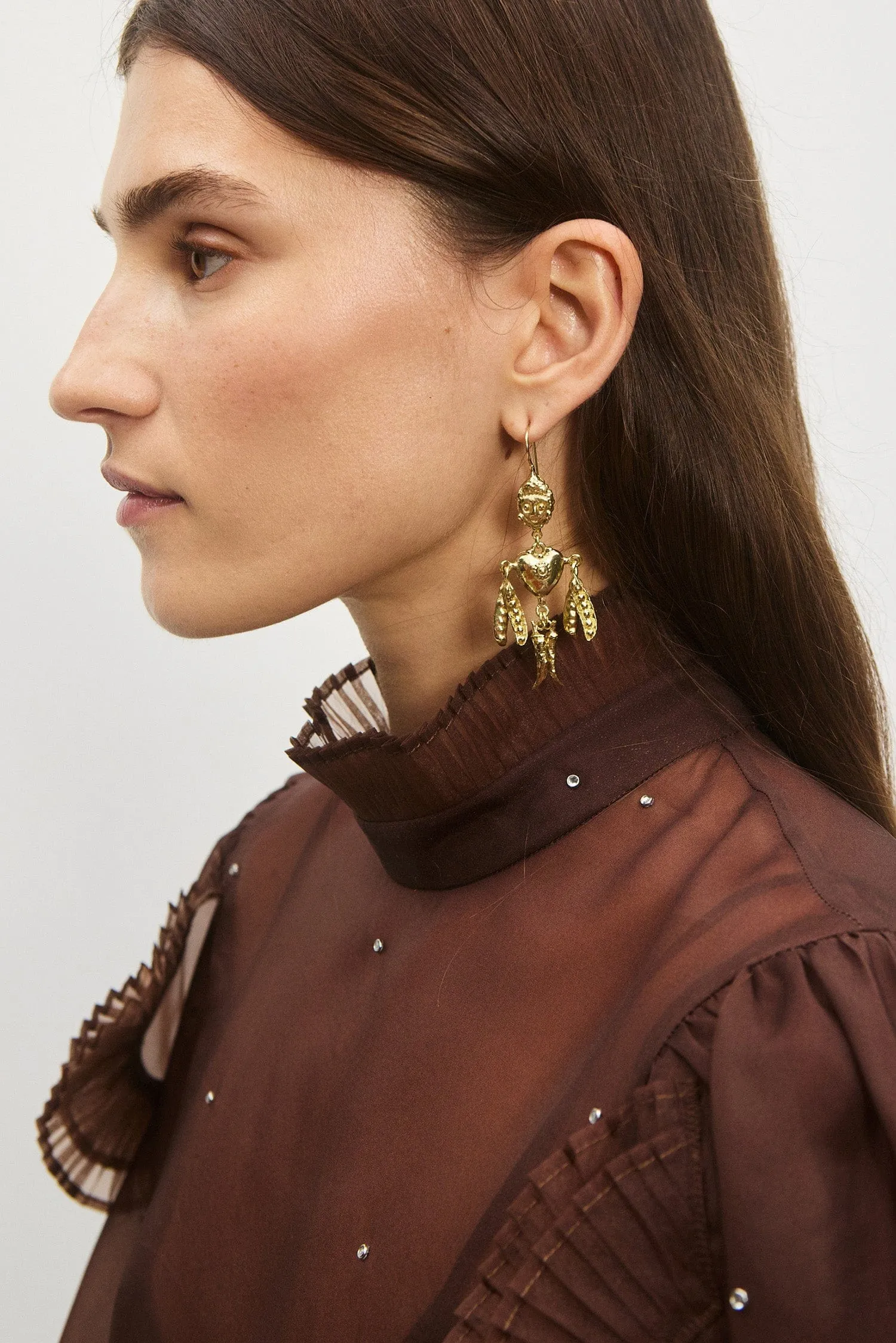 TESORI CHILLI CHARM EARRINGS sold by Alemais product image thumbnail 2