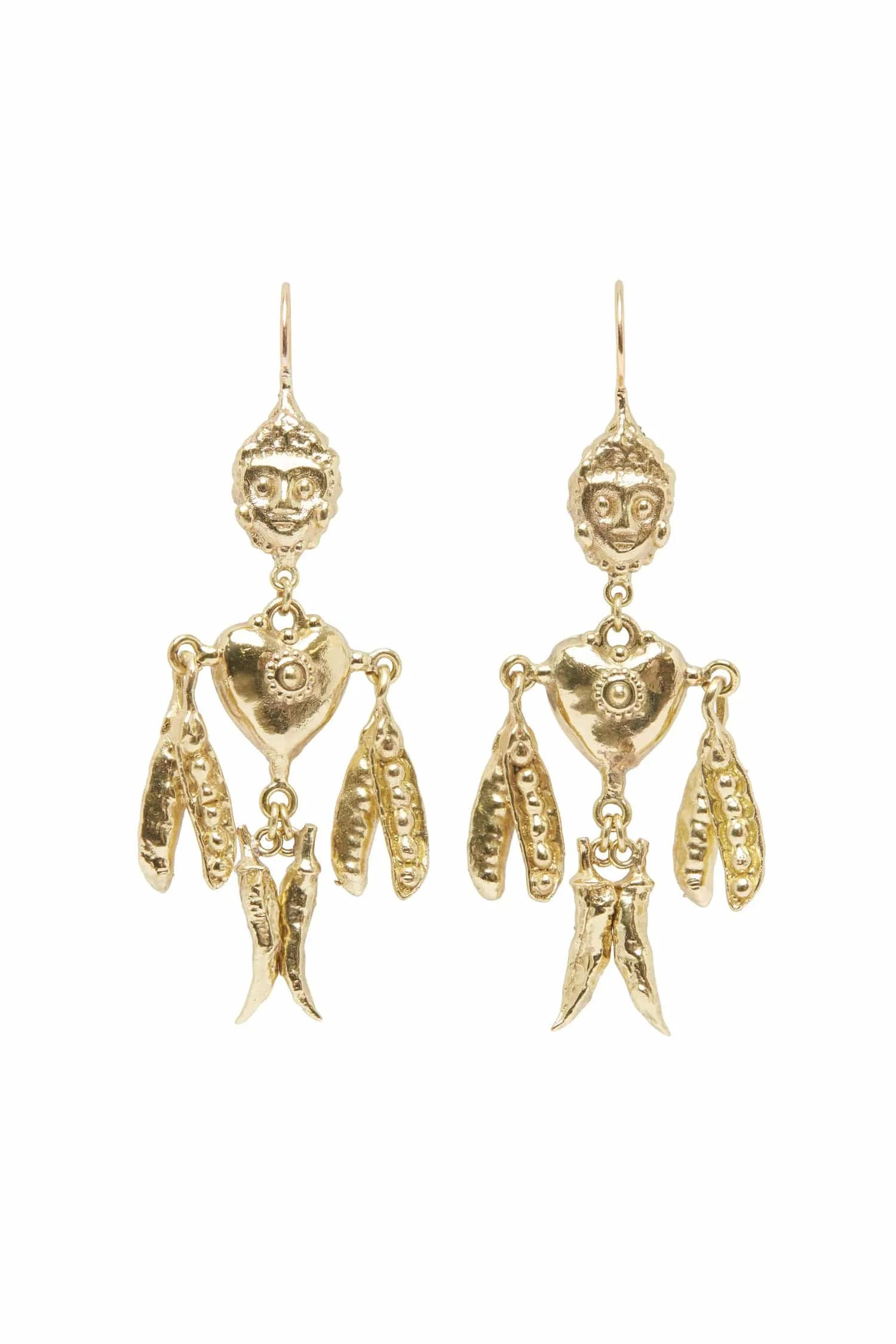 TESORI CHILLI CHARM EARRINGS sold by Alemais