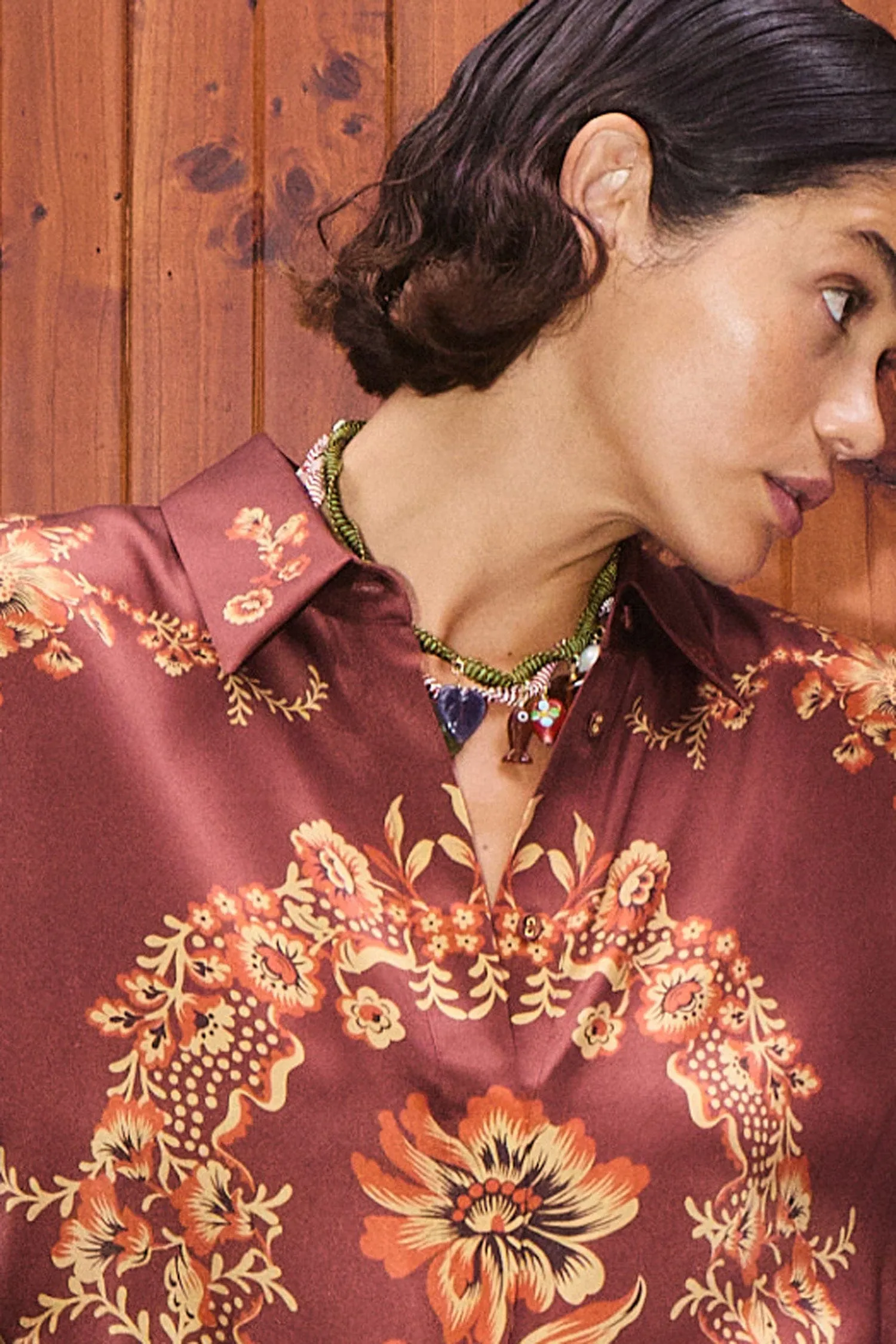 TESORI VERDE MACRAME NECKLACE sold by Alemais product image thumbnail 2