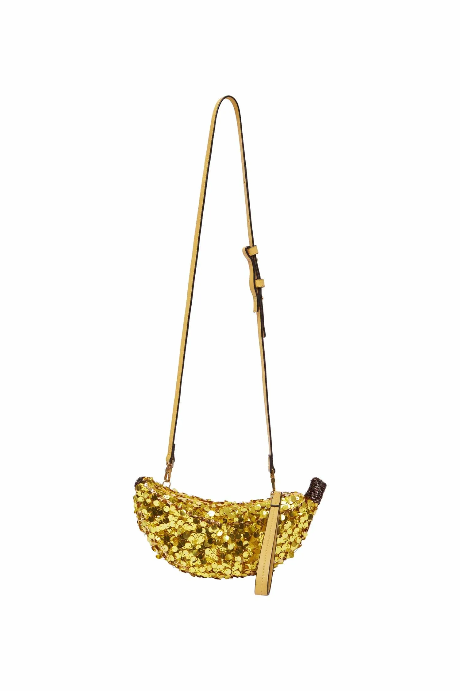 BANANA EMBELLISHED MINI BAG sold by Alemais