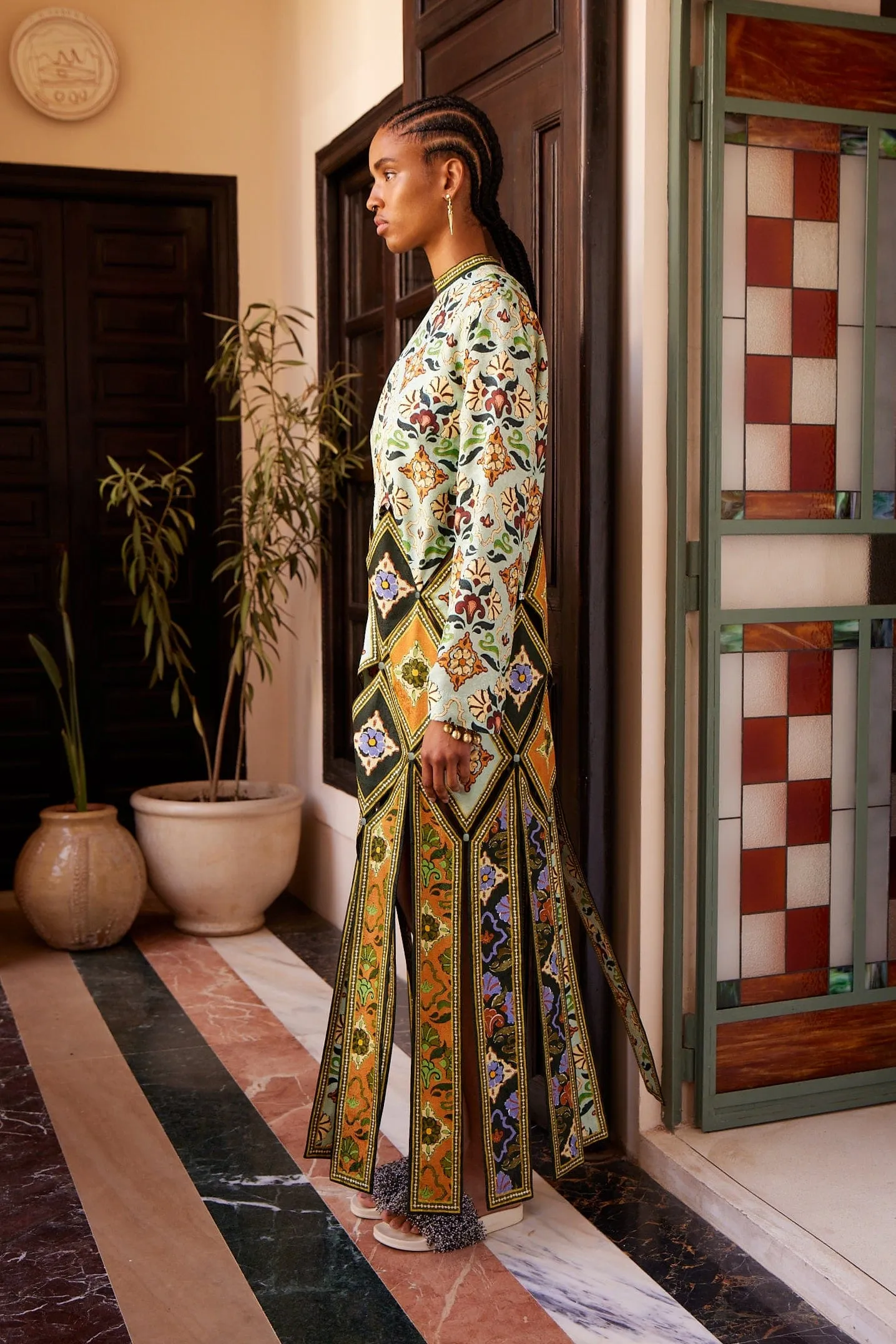 CECE SPLICED MIDI DRESS sold by Alemais product image thumbnail 3