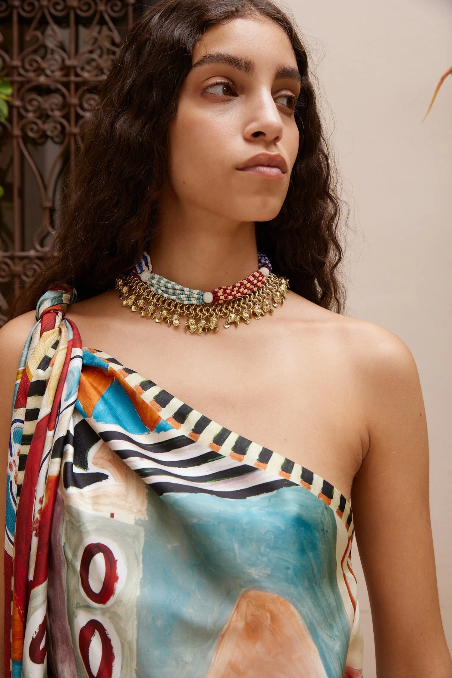 LE JARDIN BUNCH BEAD NECKLACE sold by Alemais product image thumbnail 2