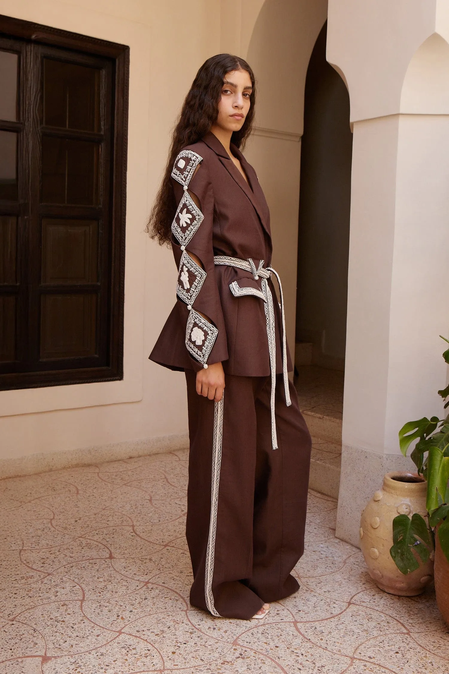 LEANDRA CORDED BLAZER sold by Alemais product image thumbnail 3