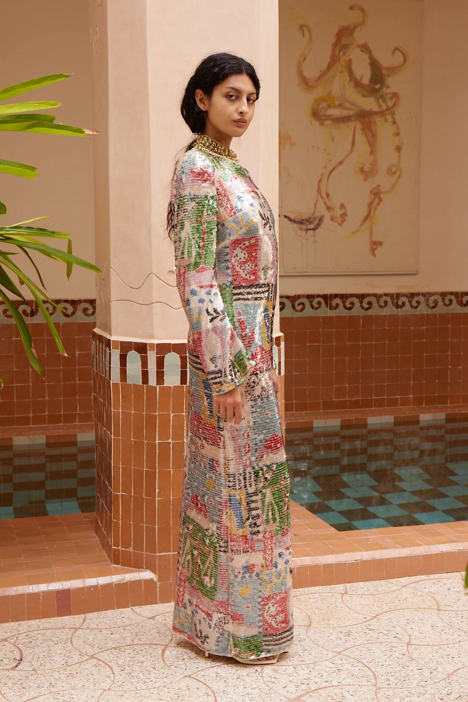 LUMIRA SEQUIN GOWN sold by Alemais product image thumbnail 3