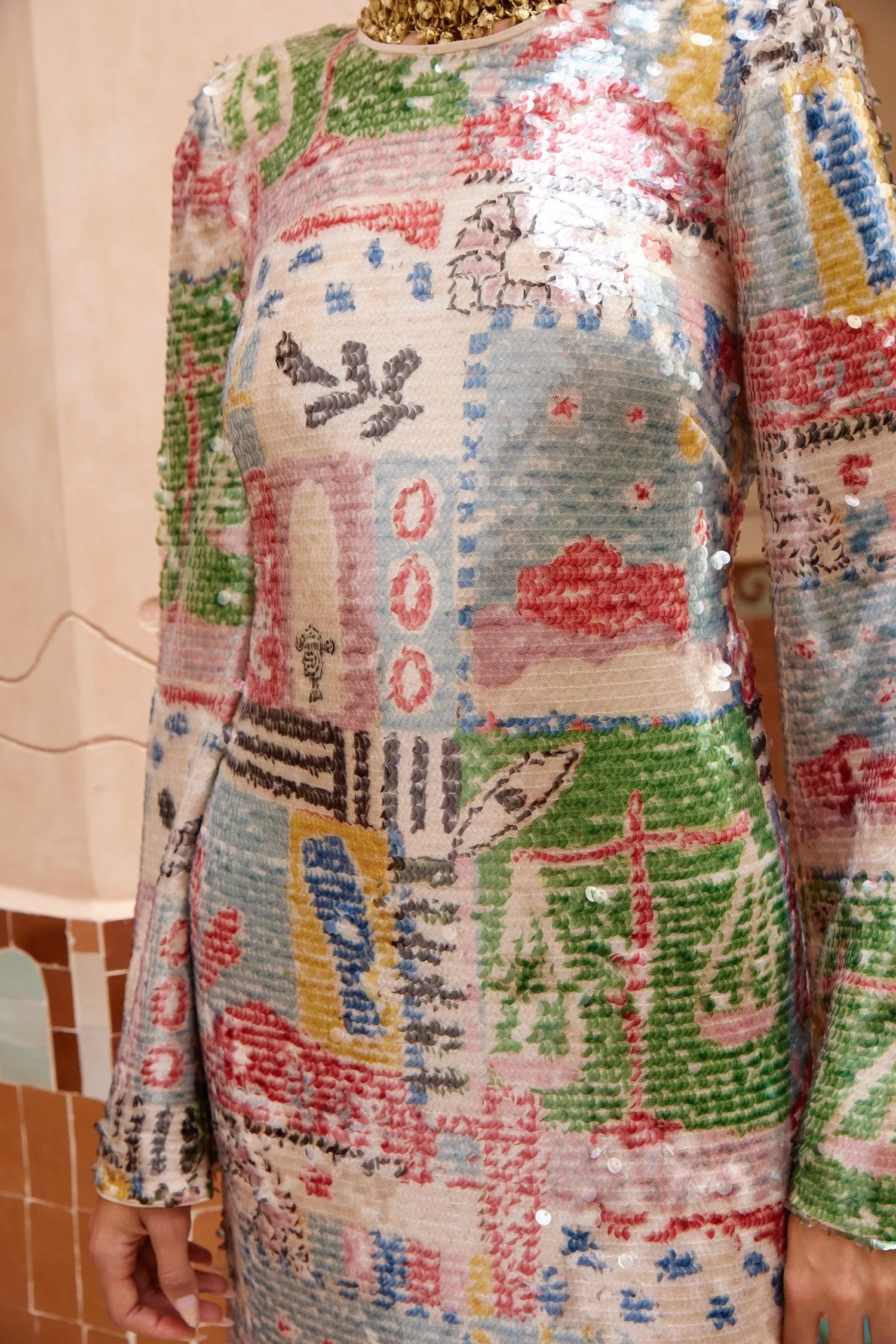 LUMIRA SEQUIN GOWN sold by Alemais product image thumbnail 5