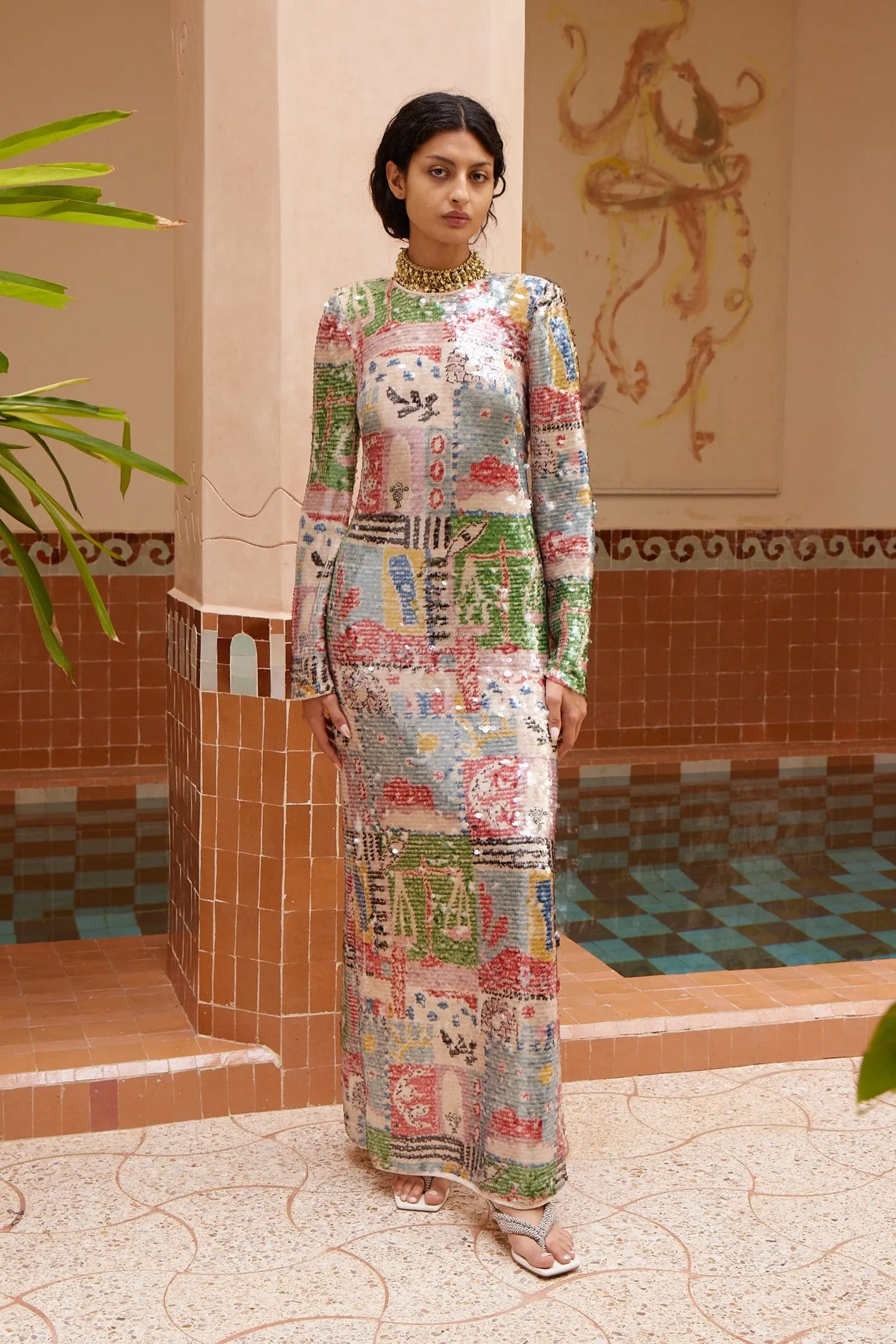 LUMIRA SEQUIN GOWN sold by Alemais product image thumbnail 2