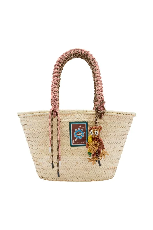 MACRAME MAXI BASKET sold by Alemais