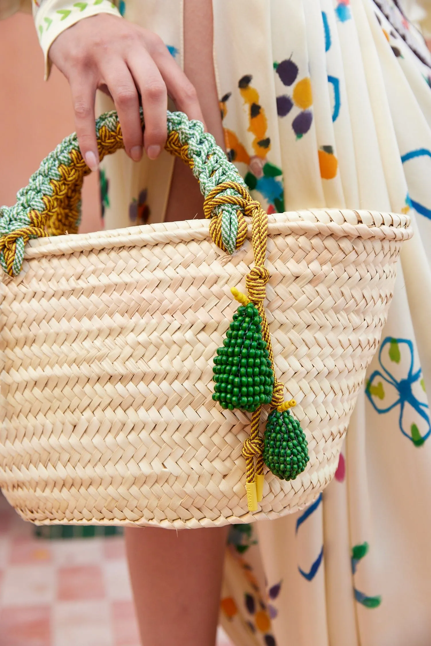 MACRAME MINI BASKET sold by Alemais product image thumbnail 2