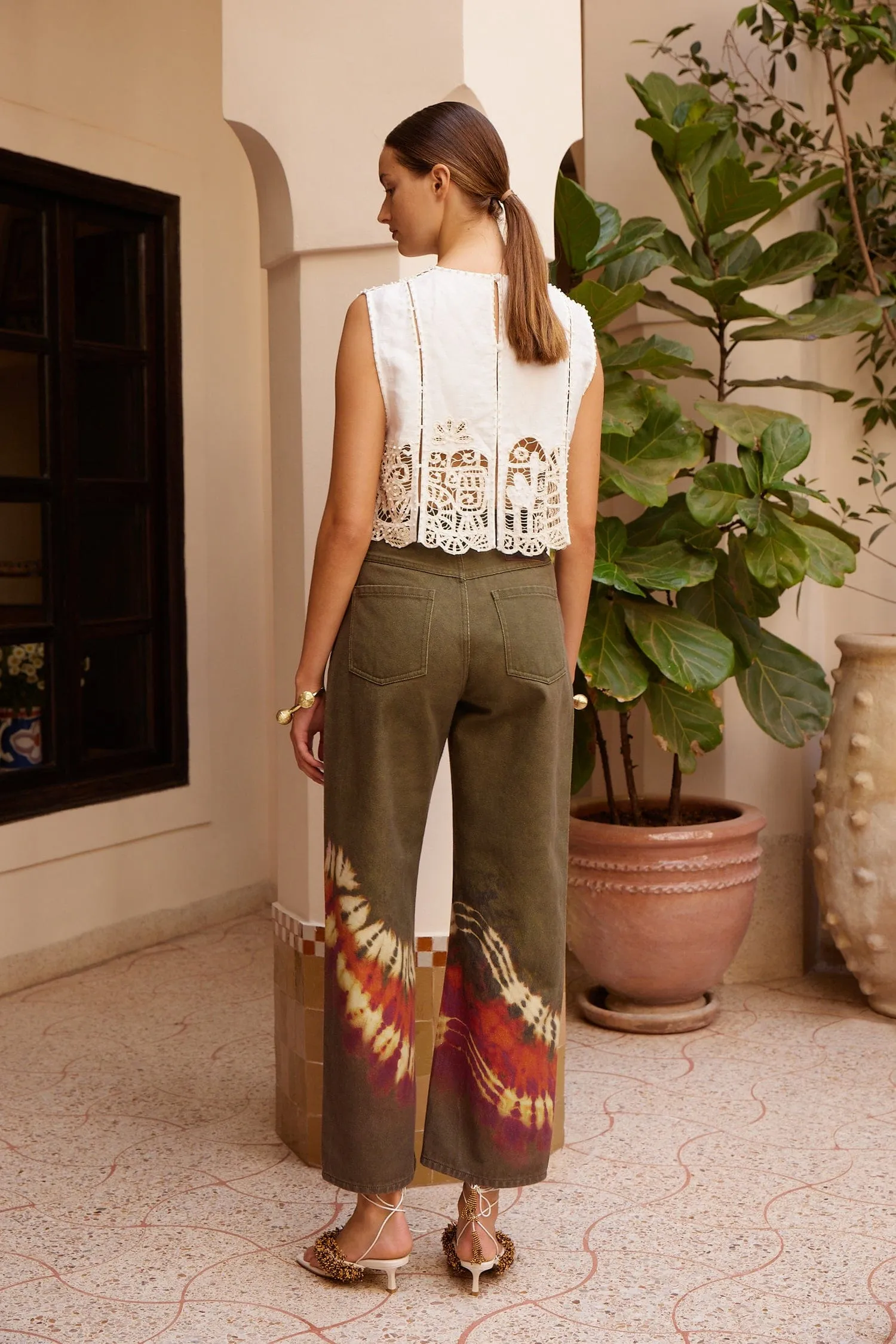 MARILYN DENIM MID RISE JEAN sold by Alemais product image thumbnail 4