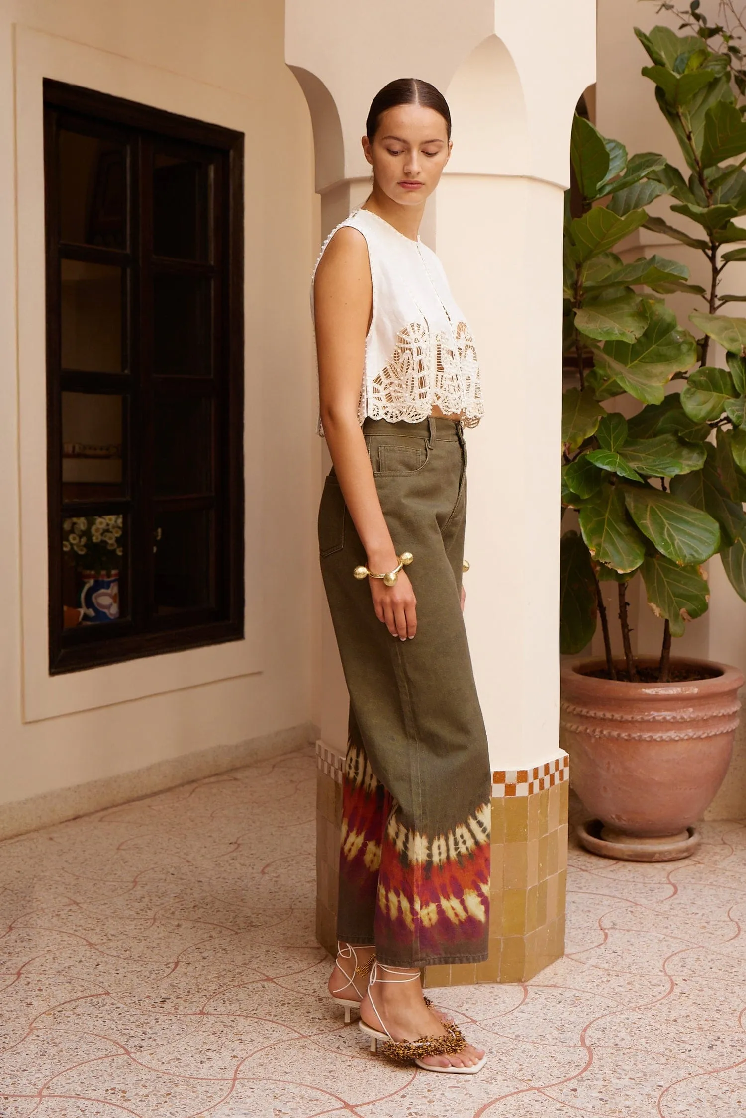 MARILYN DENIM MID RISE JEAN sold by Alemais product image thumbnail 3