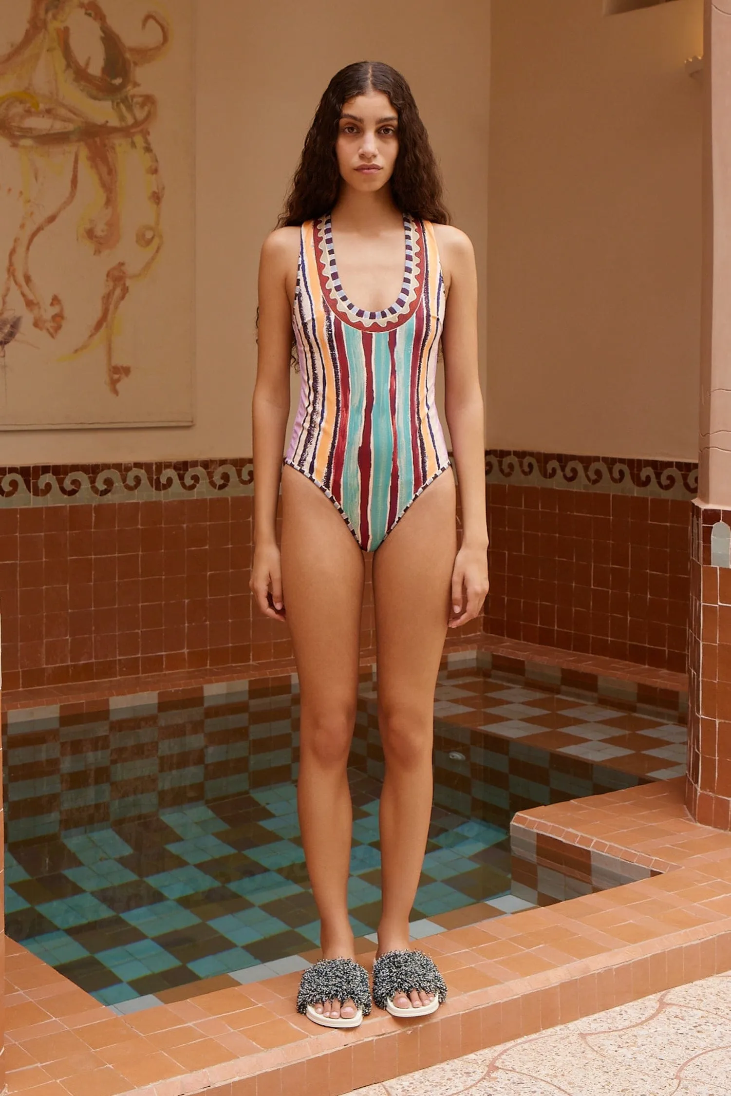 MICHELLE SCOOP NECK ONE PIECE sold by Alemais product image thumbnail 2