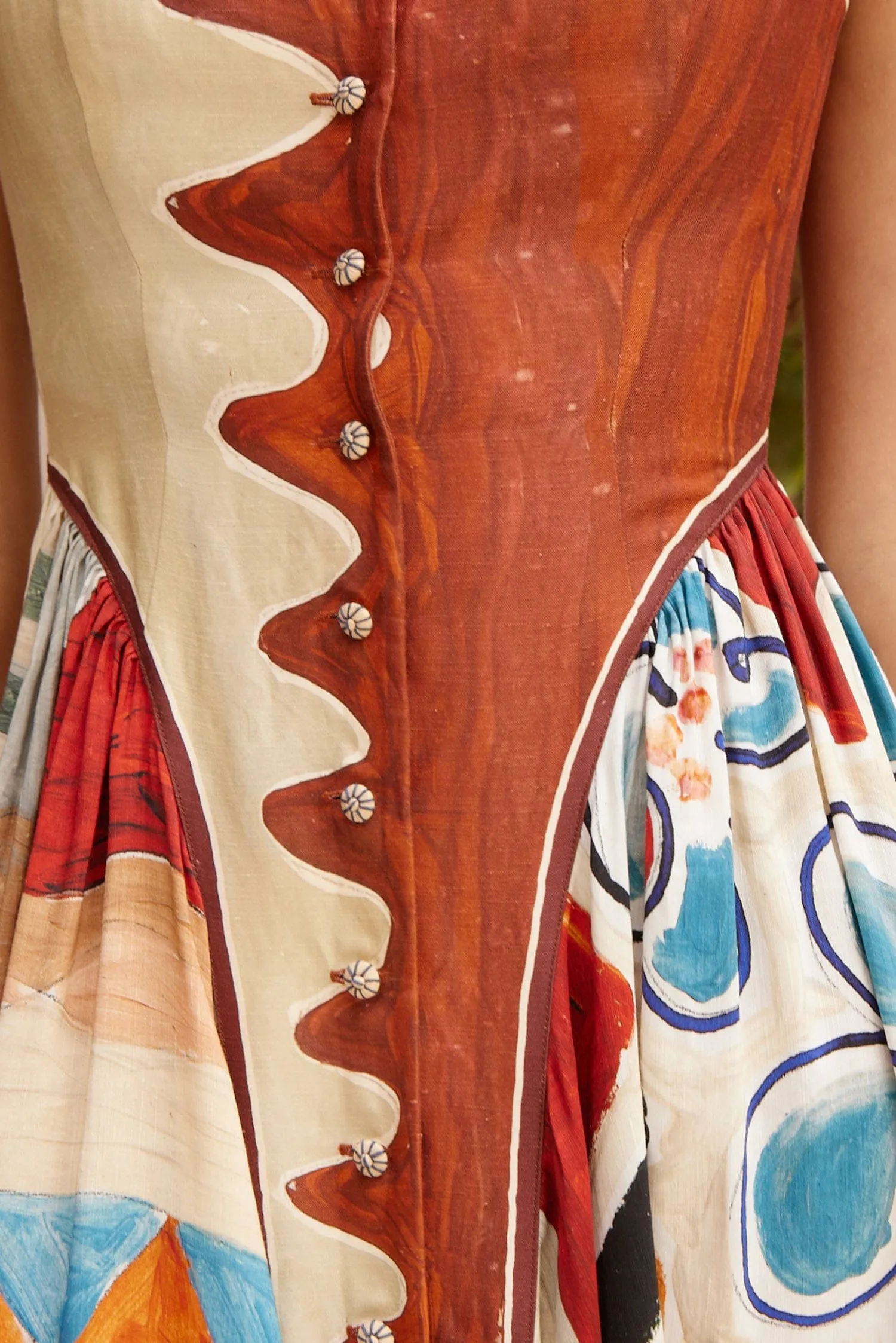 MICHELLE SQUARE NECK MIDI DRESS sold by Alemais product image thumbnail 5