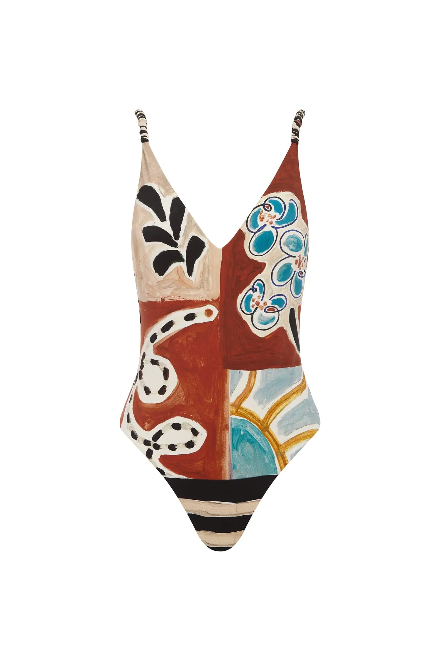 MICHELLE V NECK ONE PIECE sold by Alemais