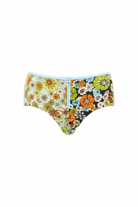 ORANGE BLOSSOM ZIP BOY BRIEF sold by Alemais