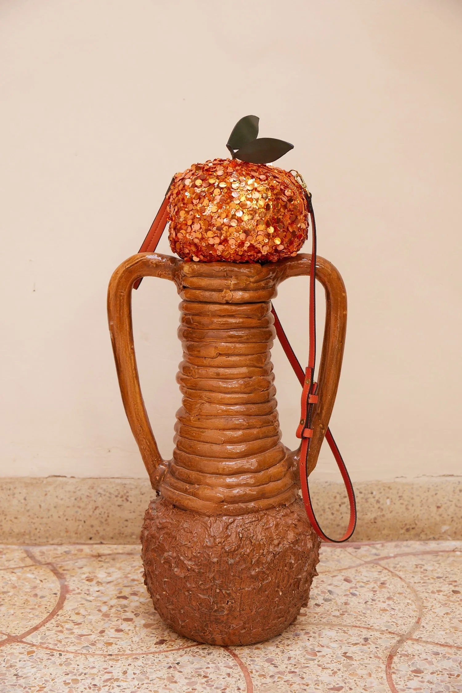 ORANGE EMBELLISHED MINI BAG sold by Alemais product image thumbnail 3