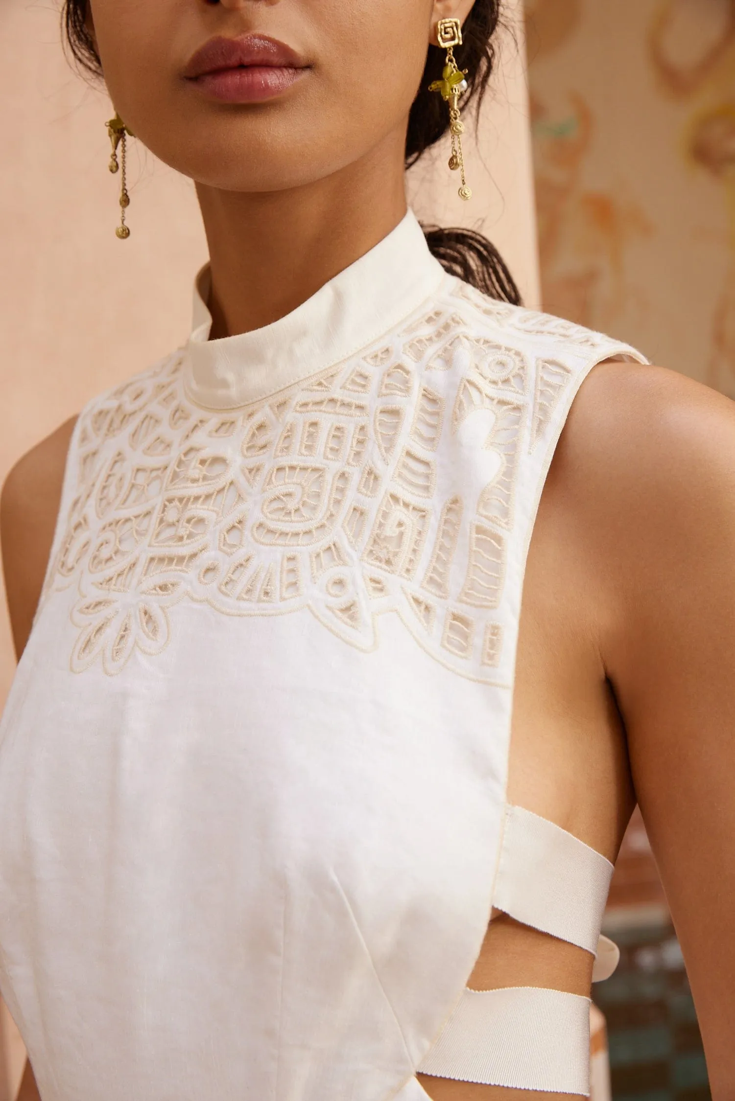 ROSEMARY EMBROIDERED GOWN sold by Alemais product image thumbnail 5