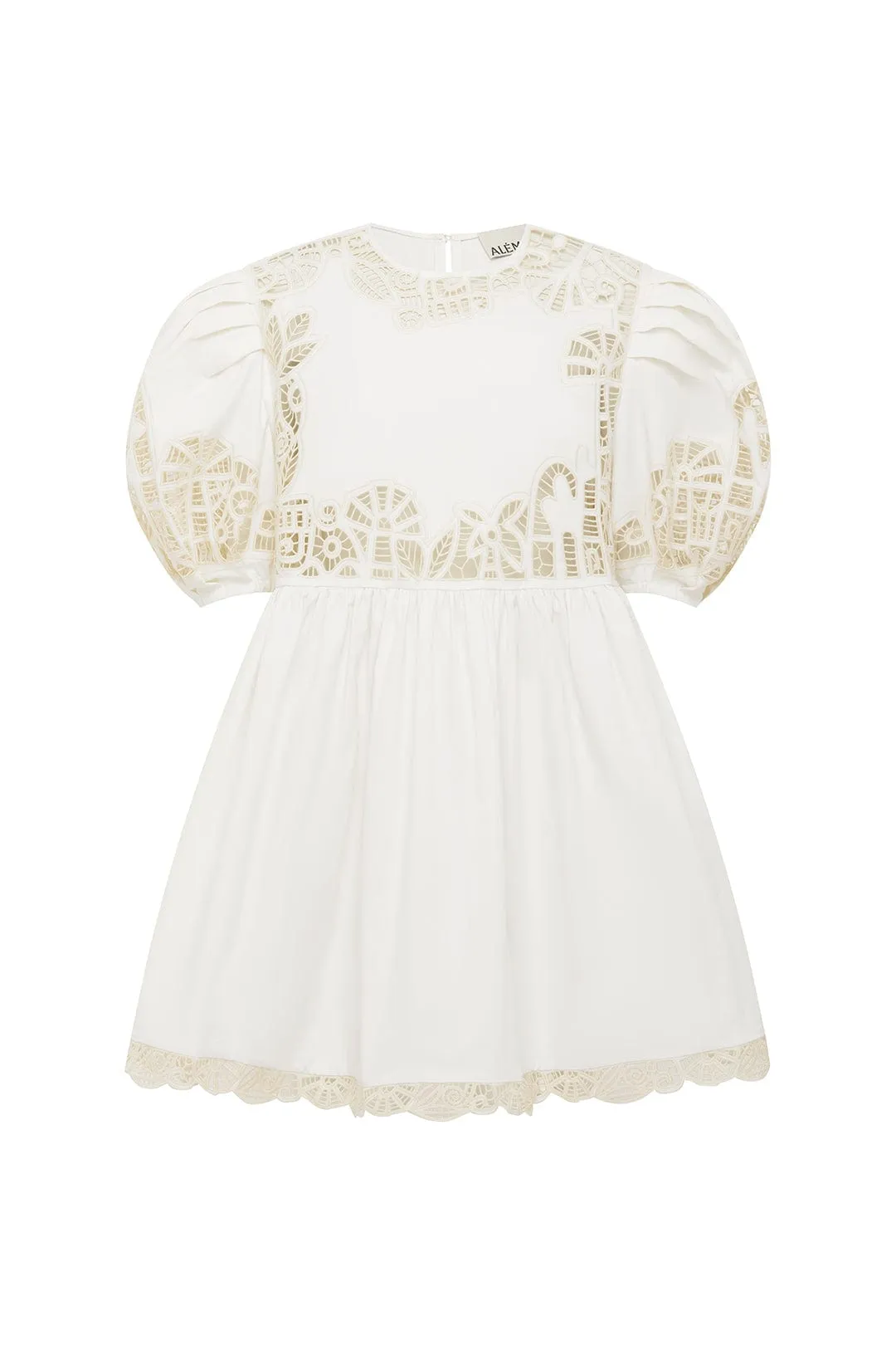 ROSEMARY EMBROIDERED MINI DRESS sold by Alemais