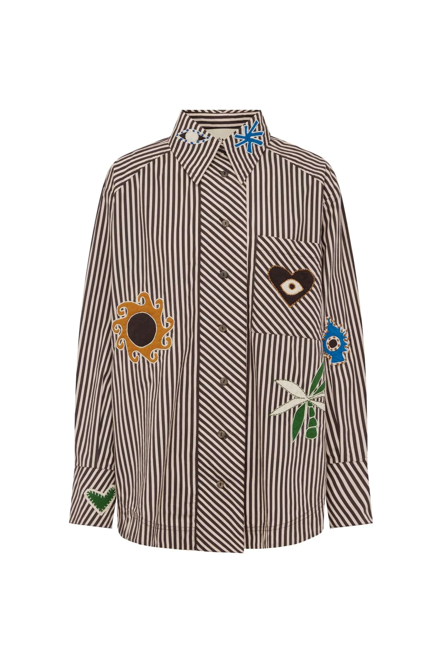 SIROCCO EMBROIDERED SHIRT sold by Alemais
