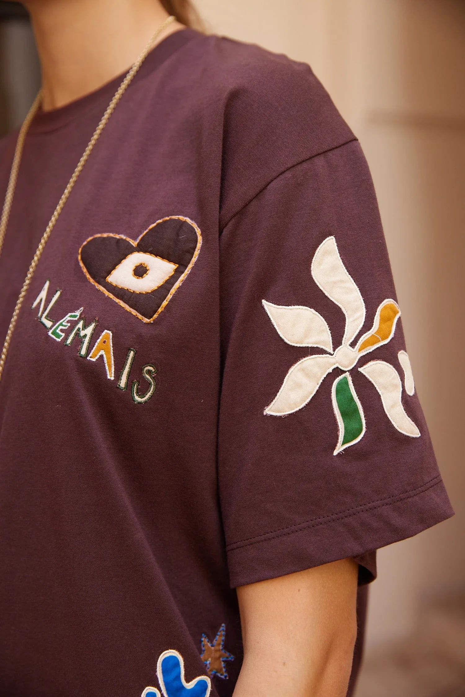 SIROCCO EMBROIDERED TEE sold by Alemais product image thumbnail 5