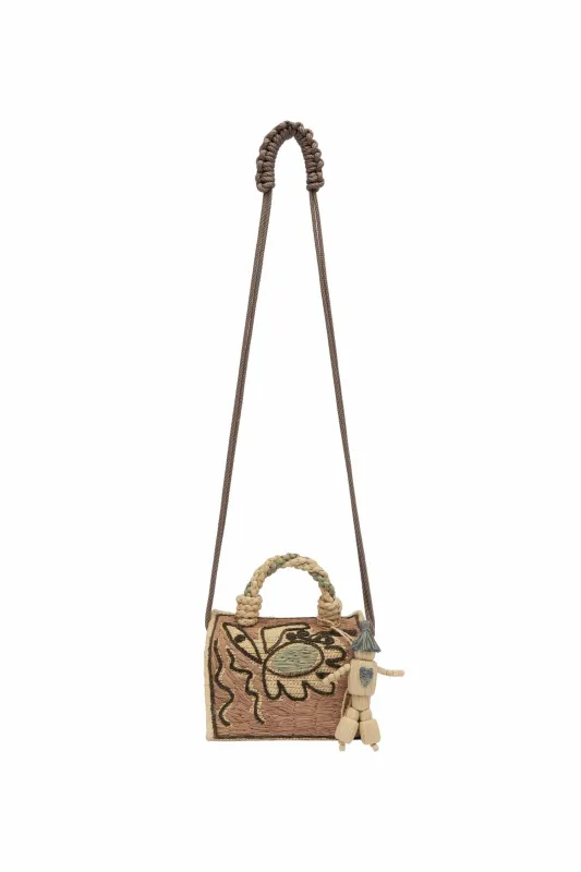 VELORA RAFFIA BOX CROSSBODY sold by Alemais