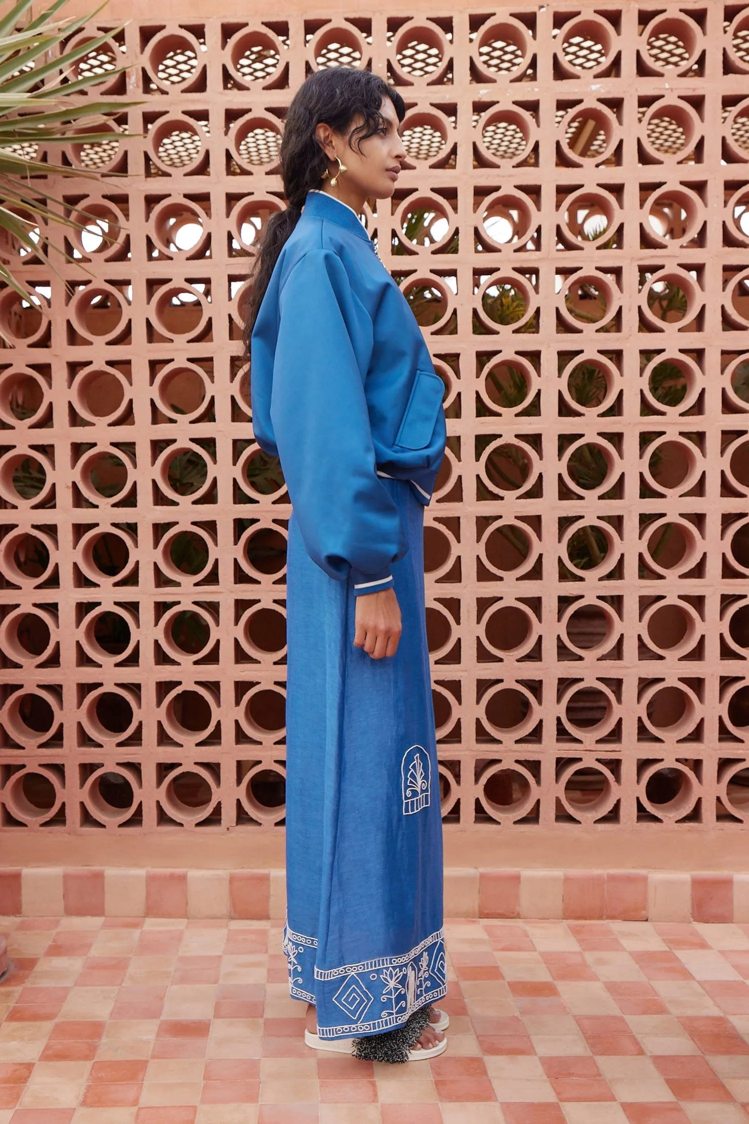 YASMEEN EMBELLISHED BOMBER JACKET sold by Alemais product image thumbnail 3