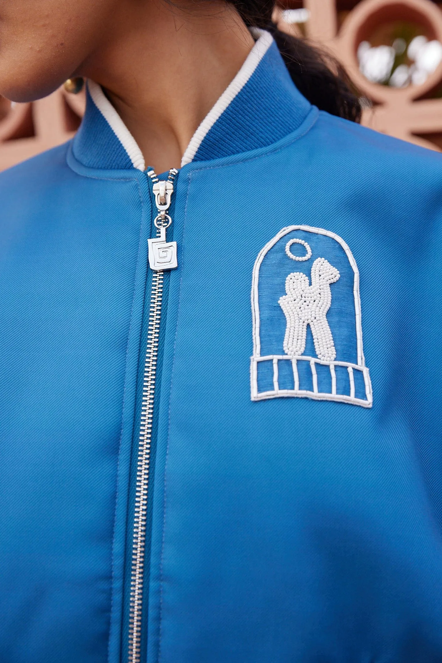 YASMEEN EMBELLISHED BOMBER JACKET sold by Alemais product image thumbnail 5