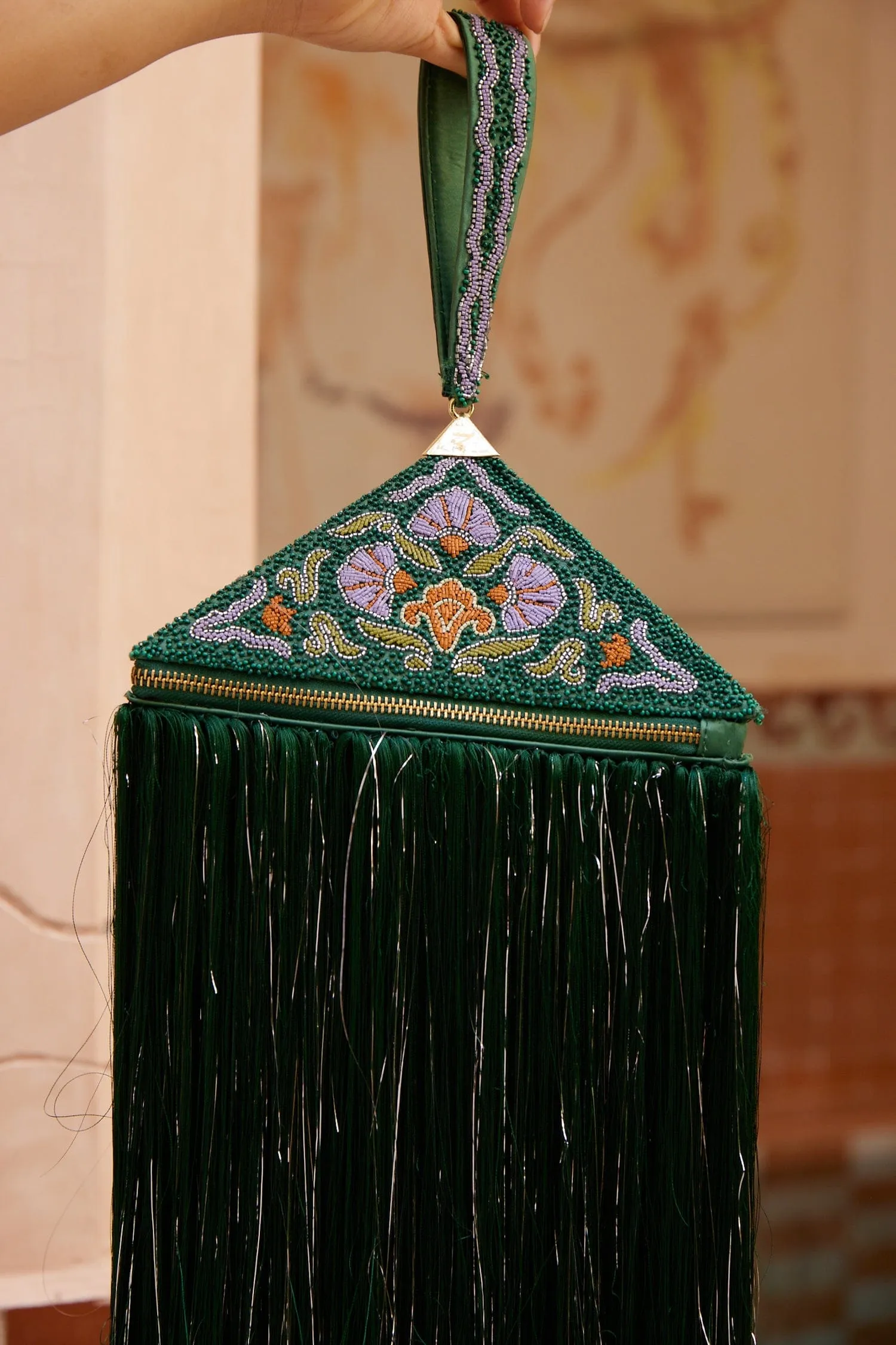 RAMIRA EMBELLISHED PYRAMID BAG sold by Alemais product image thumbnail 2