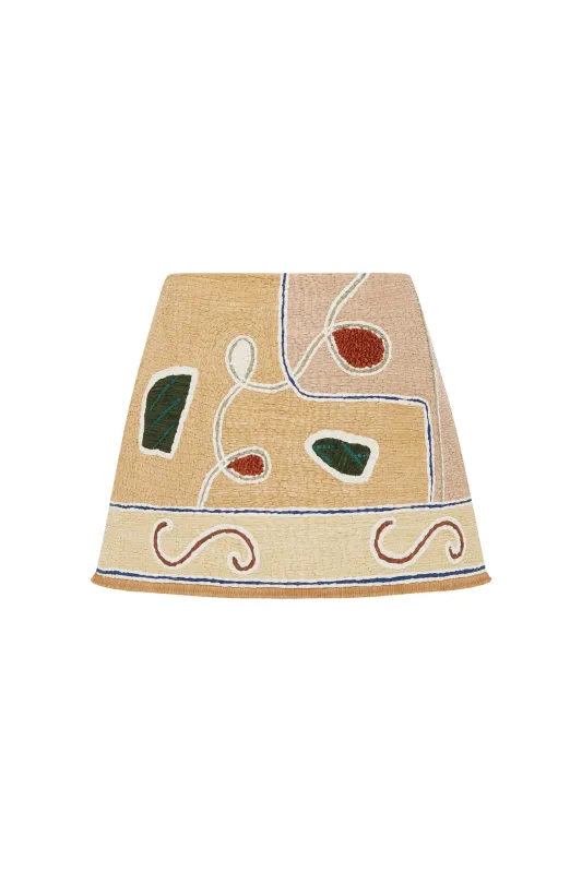 VELORA RAFFIA SKIRT made by Alemais