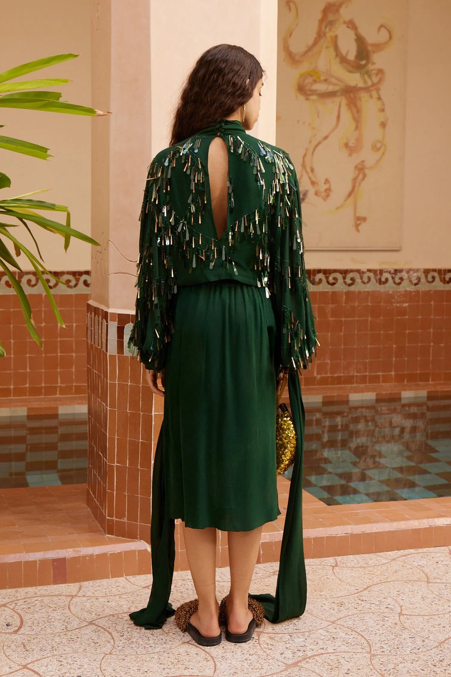 OPHIRA SEQUIN TOP sold by Alemais product image thumbnail 4