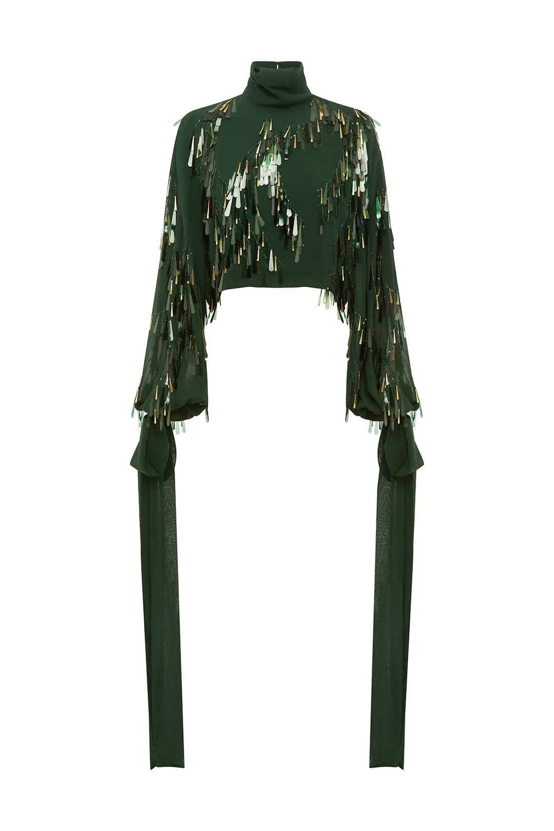 OPHIRA SEQUIN TOP sold by Alemais