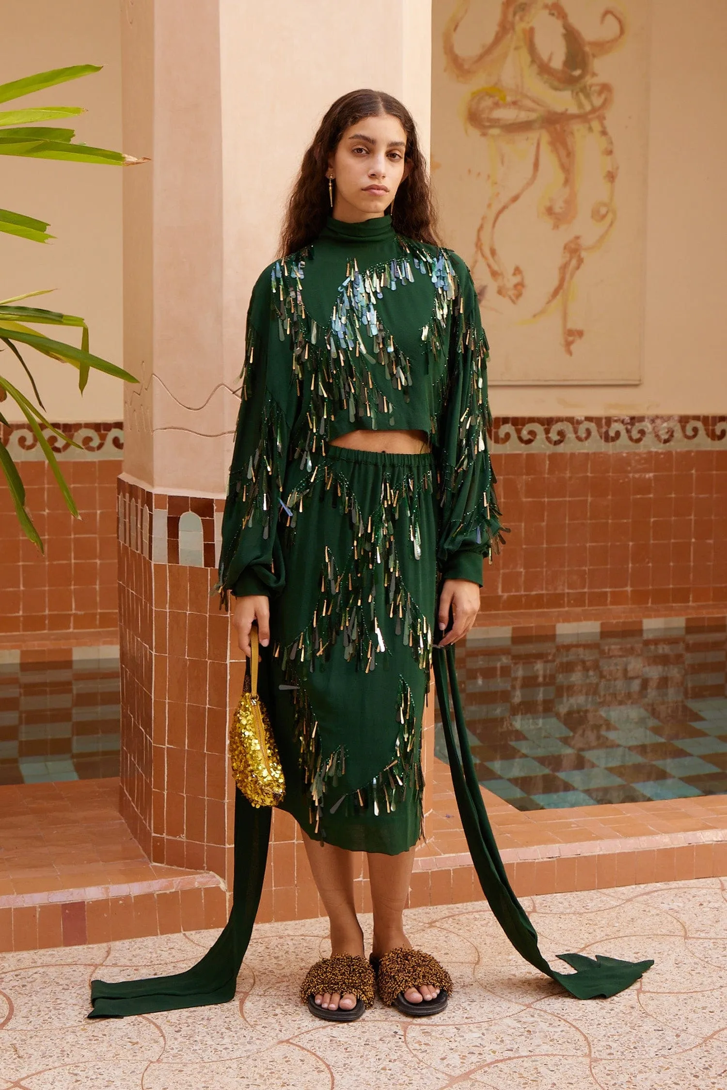 OPHIRA SEQUIN TOP sold by Alemais product image thumbnail 2