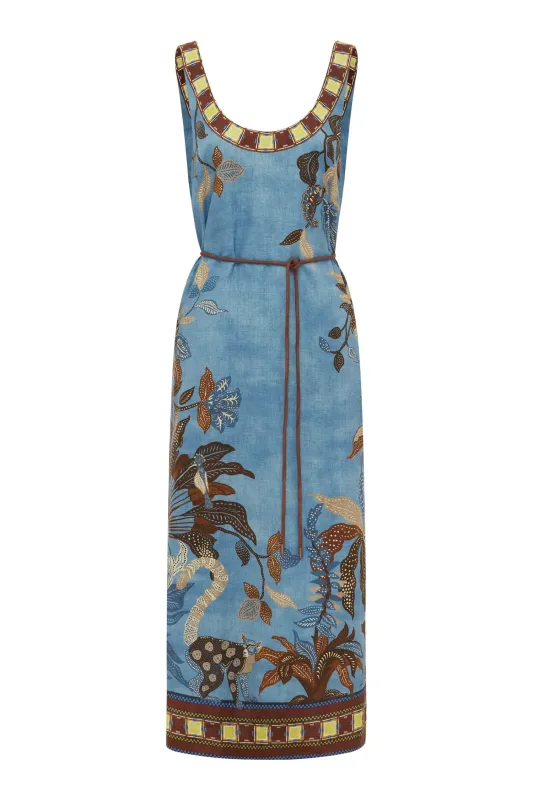 GEORGIE SLEEVELESS MIDI DRESS sold by Alemais