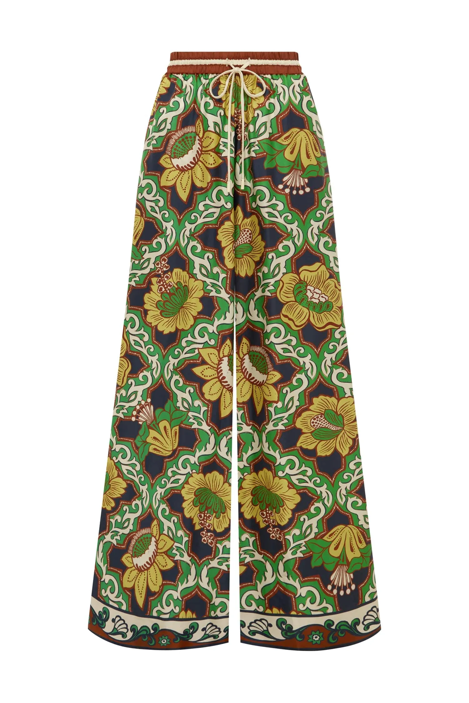 LIANA SILK PALAZZO PANT sold by Alemais