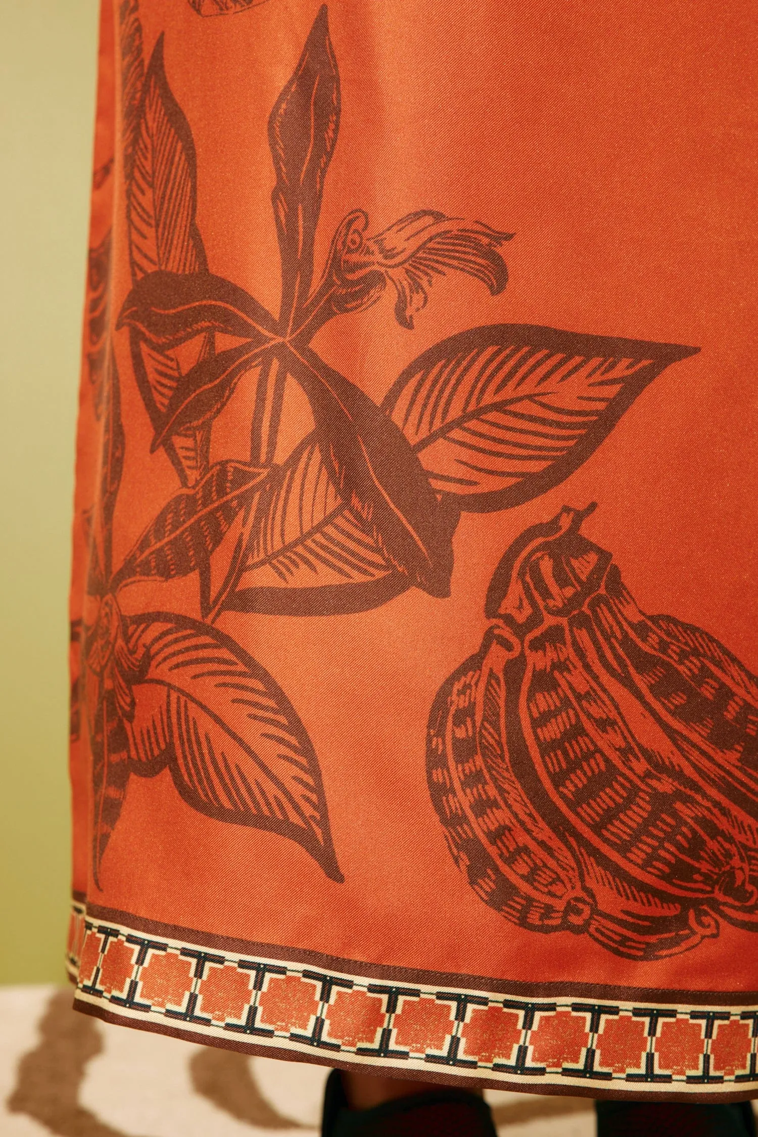 MONKEY DANCE SILK MIDI DRESS sold by Alemais product image thumbnail 5