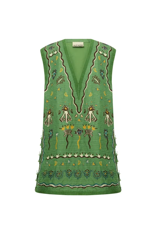 SUN DANCER MINI DRESS sold by Alemais