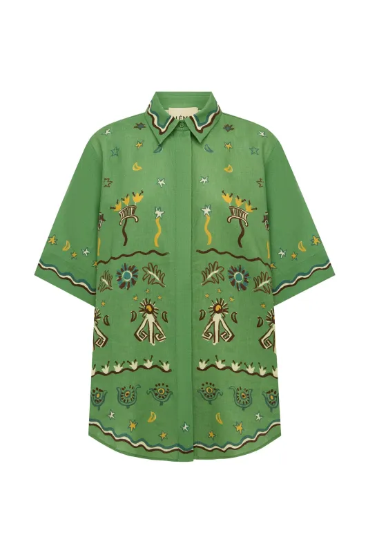 SUN DANCER SHIRT sold by Alemais