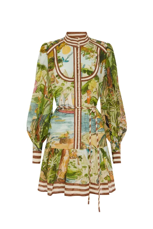 TOUCAN TANGO MINI DRESS made by Alemais